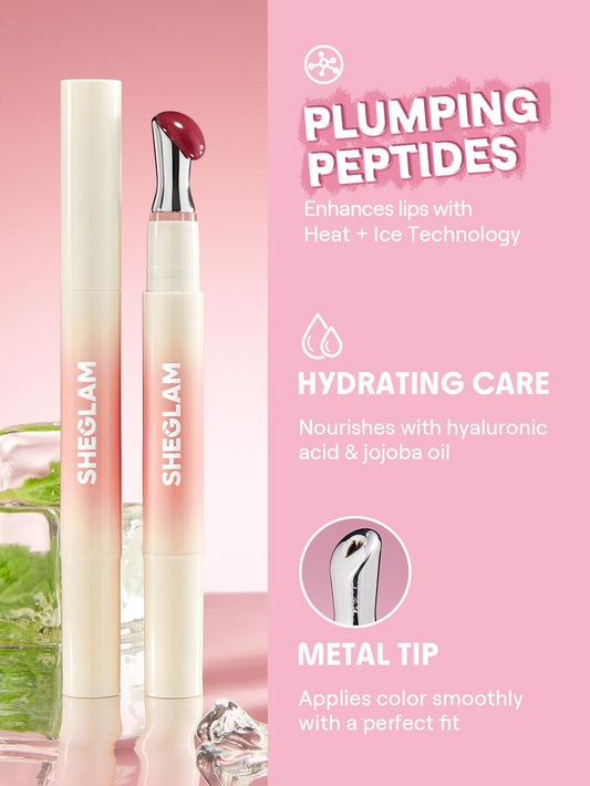 SHEGLAM metal tip close-up for precise application benefit