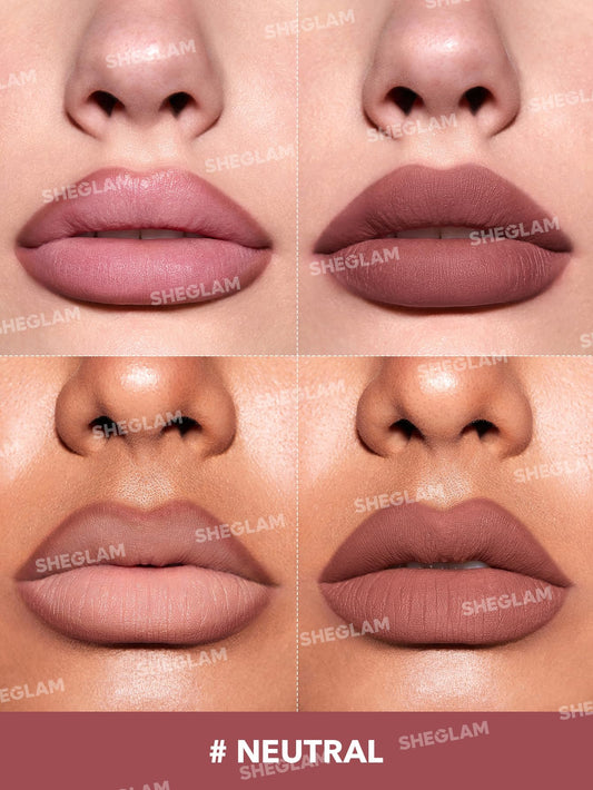 SHEGLAM lip liner with cap off revealing precise tip for easy application