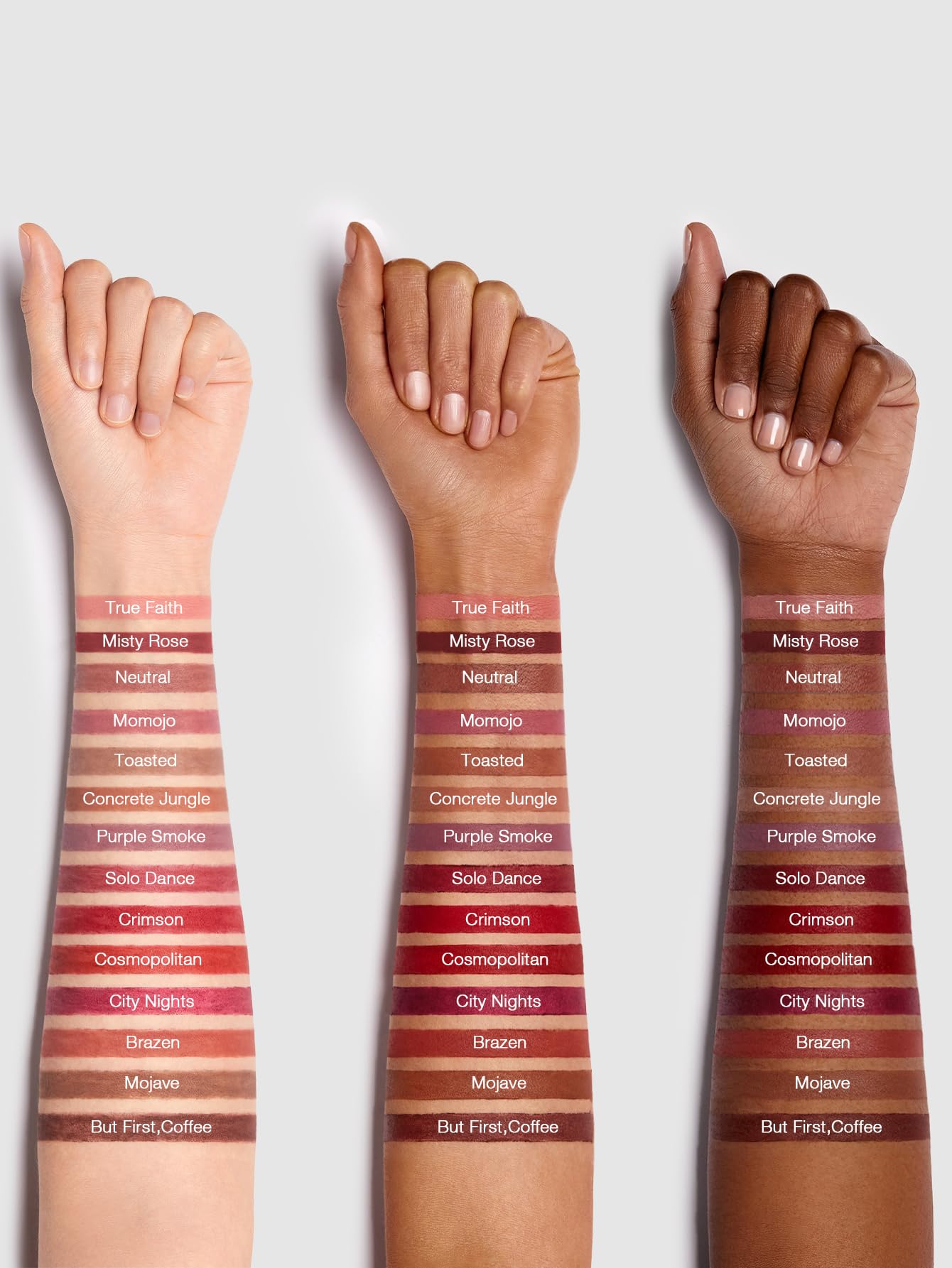 SHEGLAM lip liner on model creating neutral matte lip benefit