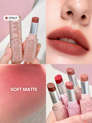 SHEGLAM texture close-up of cushion tip for smooth, airy application benefit