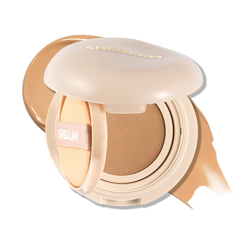 SHEGLAM compact front view showing sleek design and travel-ready benefit