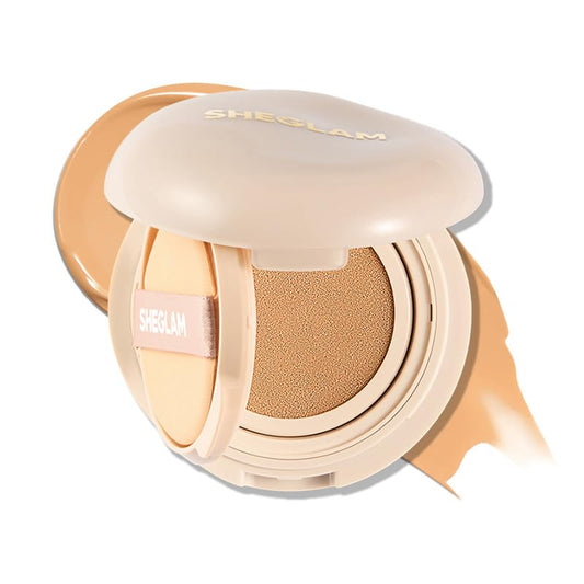 SHEGLAM compact front view showing sleek case and travel-ready design