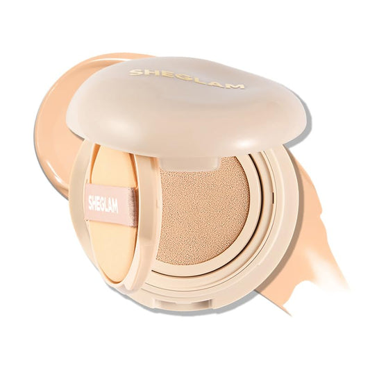SHEGLAM front compact view showing sleek packaging and travel-ready convenience