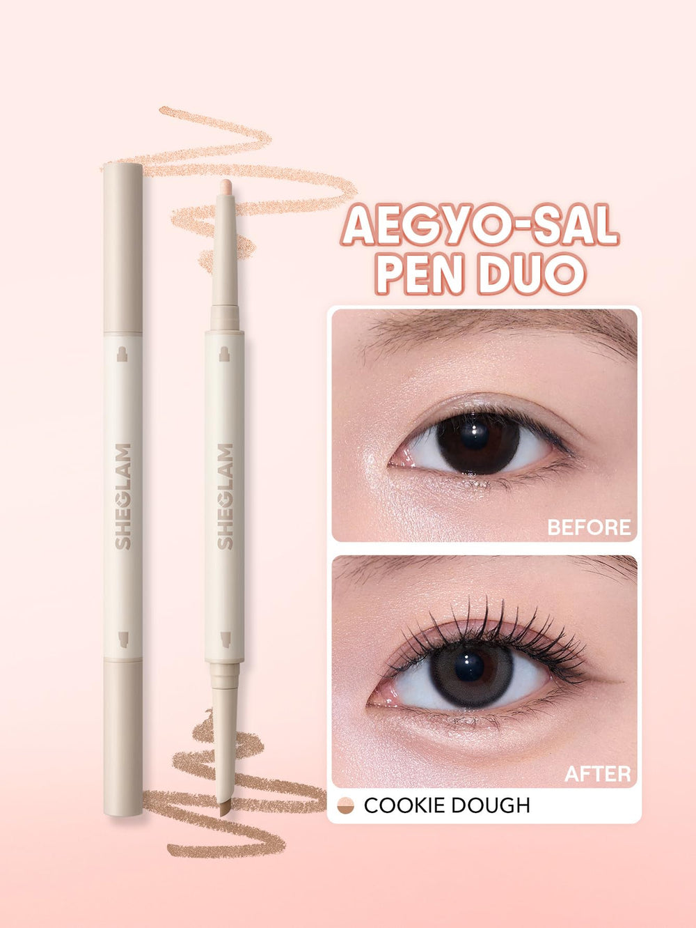 SHEGLAM dual-ended design closed for travel-ready convenience