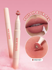 SHEGLAM on-model lips wearing shade 111 High Key for wearable matte finish