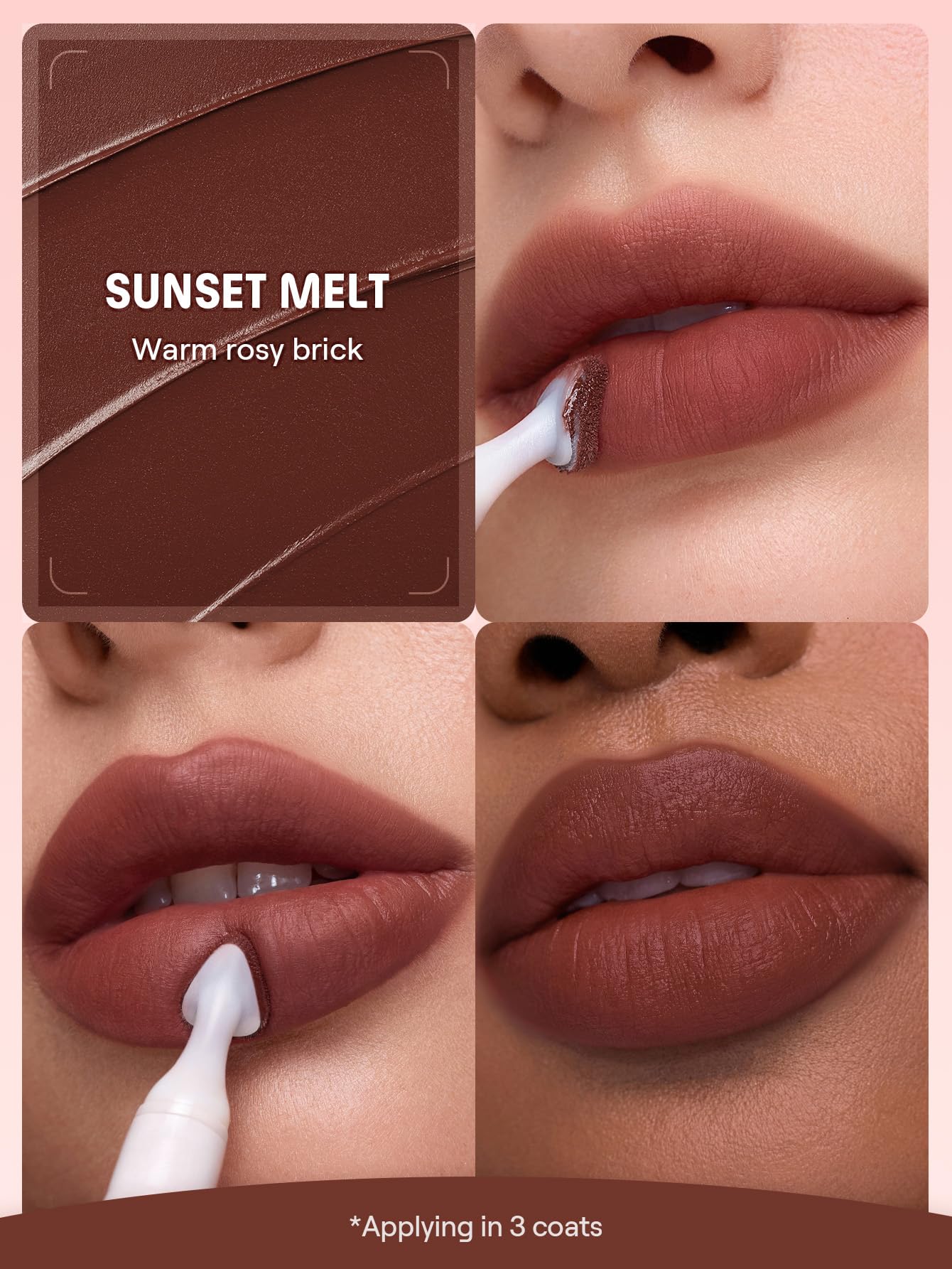 SHEGLAM close-up of triangle applicator for precise application