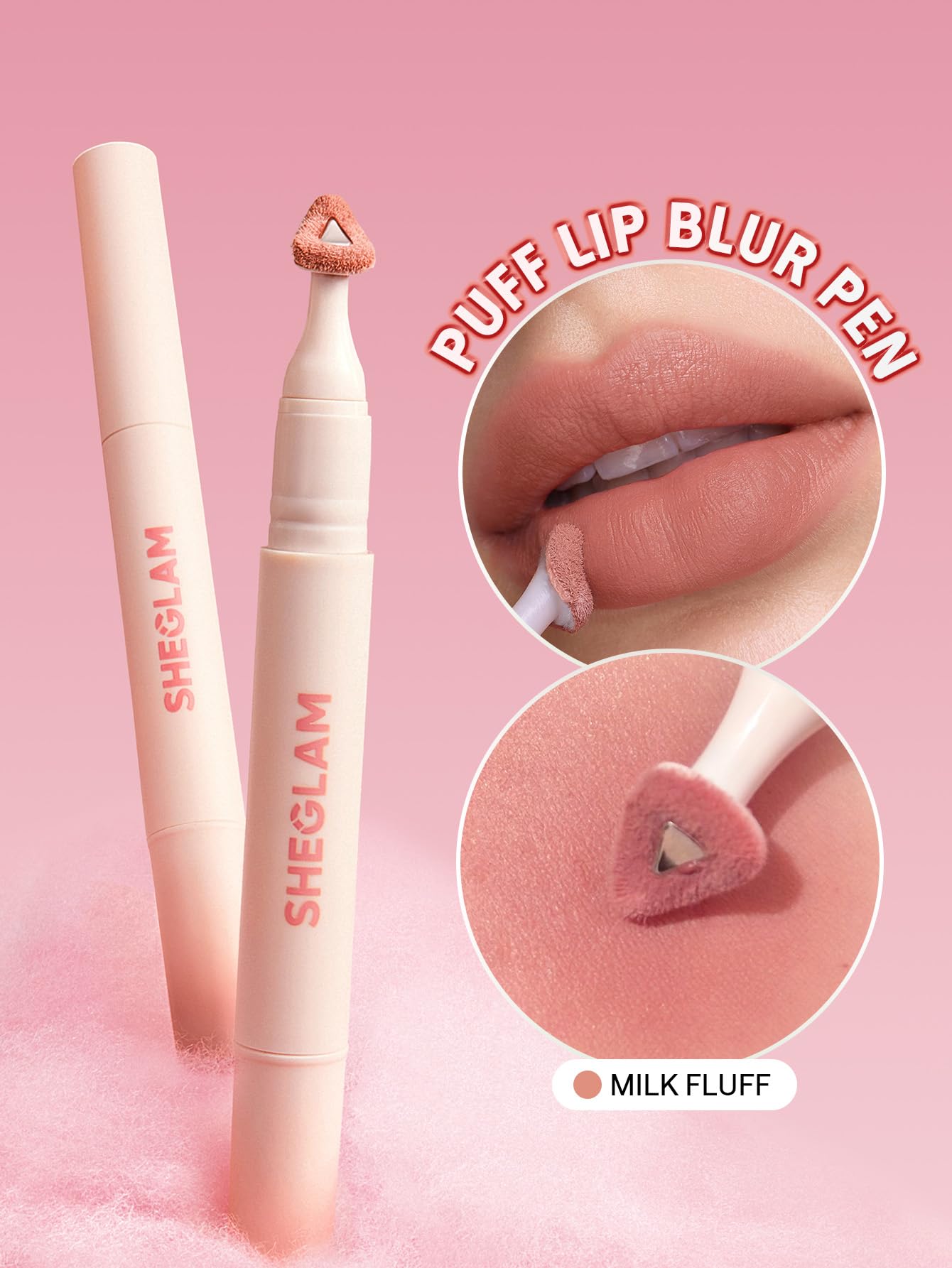 SHEGLAM swatch of Milk Fluff on arm showing buildable color benefit
