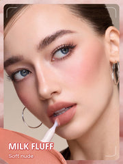 SHEGLAM semi-liquid texture on tip demonstrating melt-in glide benefit