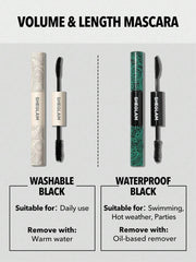SHEGLAM curved brush close-up separating lashes for a false-lash appearance