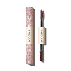 SHEGLAM front packaging showing waterproof burgundy and product benefit