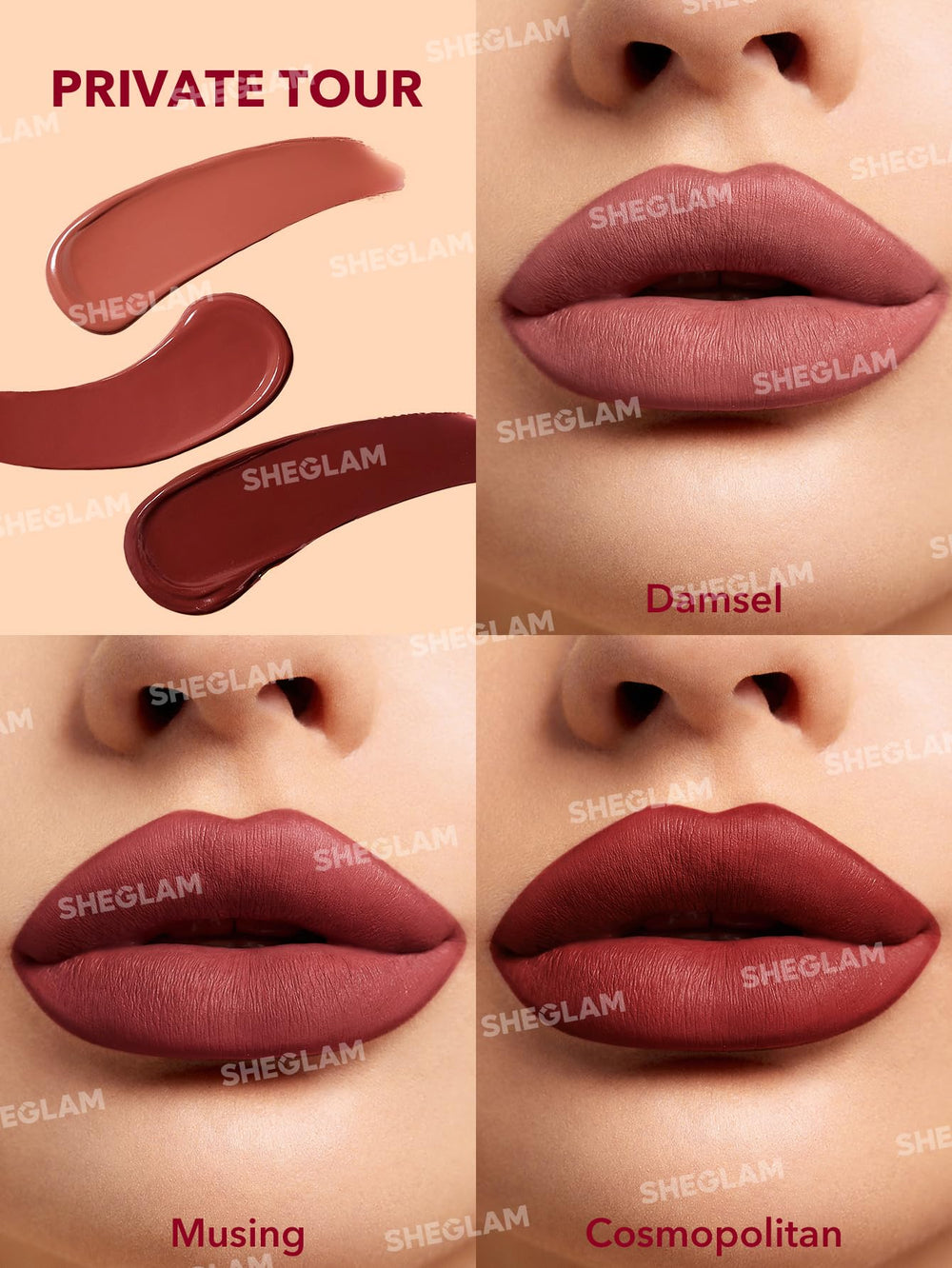 SHEGLAM applicator detail demonstrating precise wand and easy, even color application