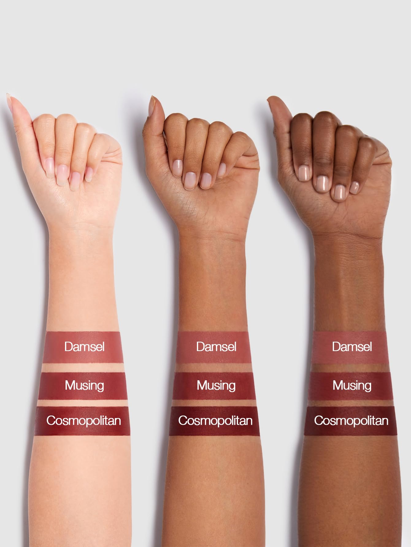 SHEGLAM lifestyle shot of worn shade illustrating flattering matte look and conditioned lips