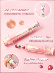 SHEGLAM metal applicator close-up delivering precise, smooth gloss application