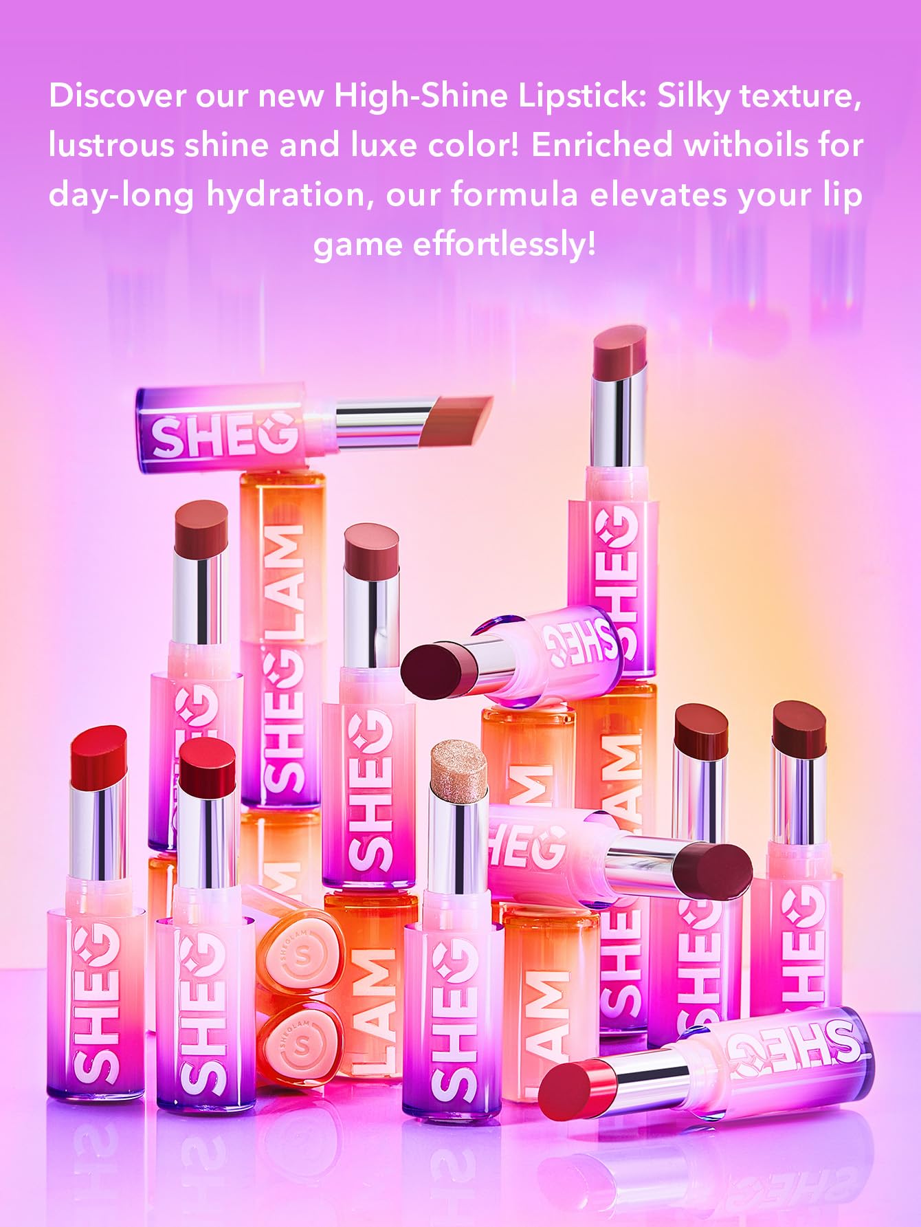 SHEGLAM Mirror Kiss cruelty-free badge image emphasizing ethical choice