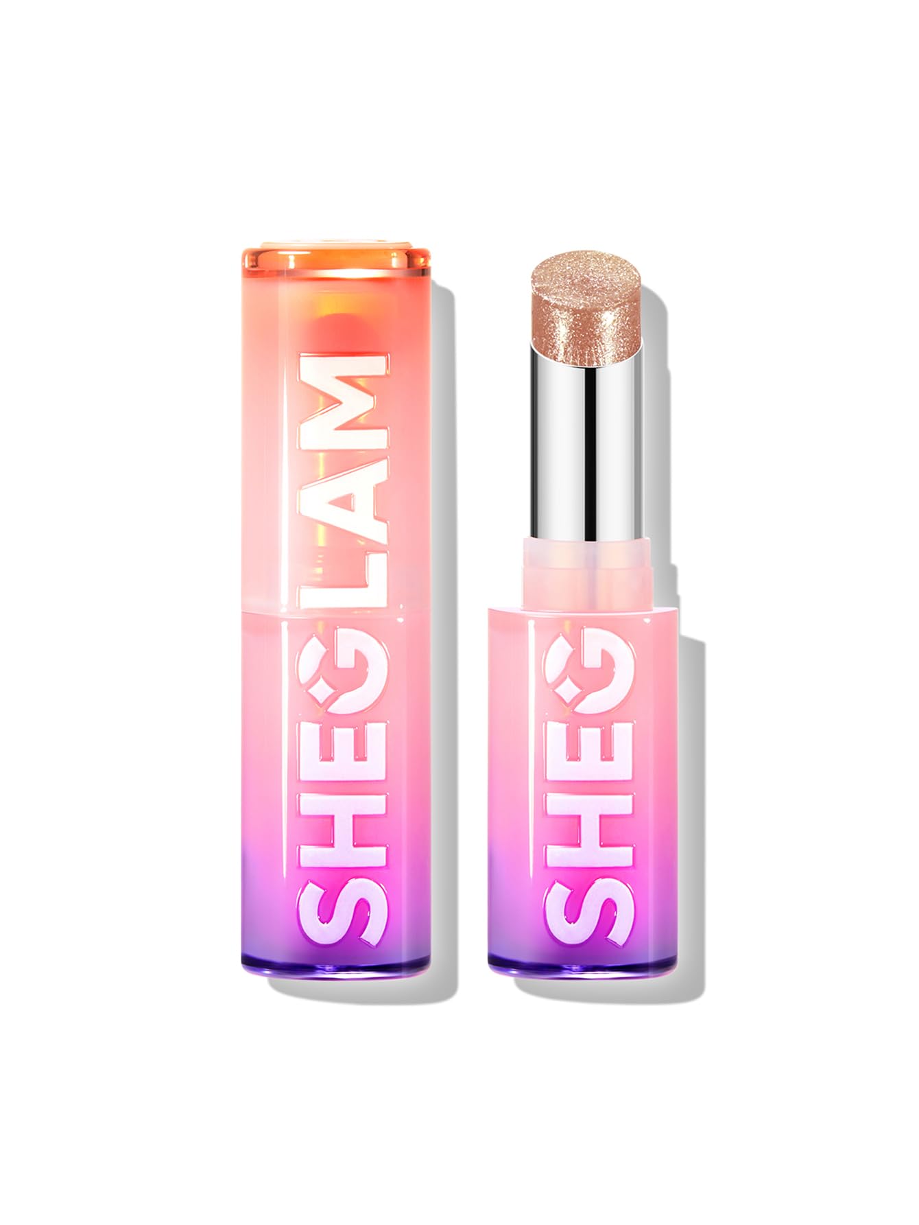 SHEGLAM Mirror Kiss front packaging showing glossy finish and shade