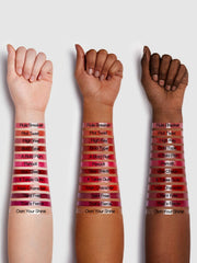 SHEGLAM Mirror Kiss applied on lips in lifestyle photo for hydrated look