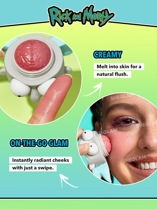 SHEGLAM creamy texture close-up highlighting smooth blendability benefit
