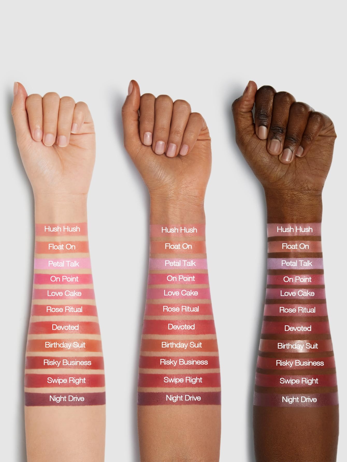 SHEGLAM Night Drive texture close-up drop showing smooth, lightweight formula