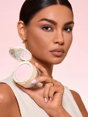 SHEGLAM open compact revealing both loose blur and pressed lift pans