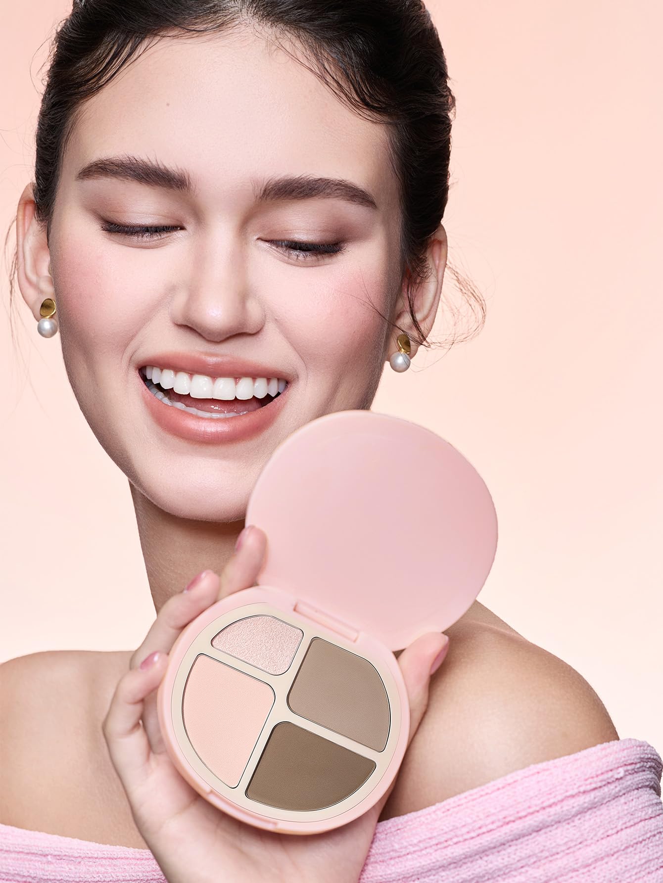 SHEGLAM packaging and box showing Leaping Bunny cruelty-free badge for ethical choice
