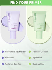 SHEGLAM packaging label and ingredients list highlighting active skincare
