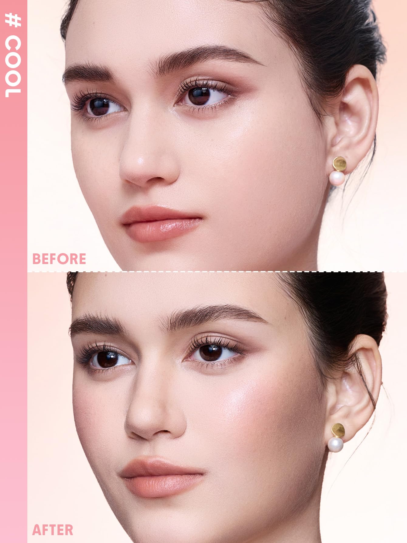 SHEGLAM close-up of powder texture showing ultra-fine blendable formula for smooth finish