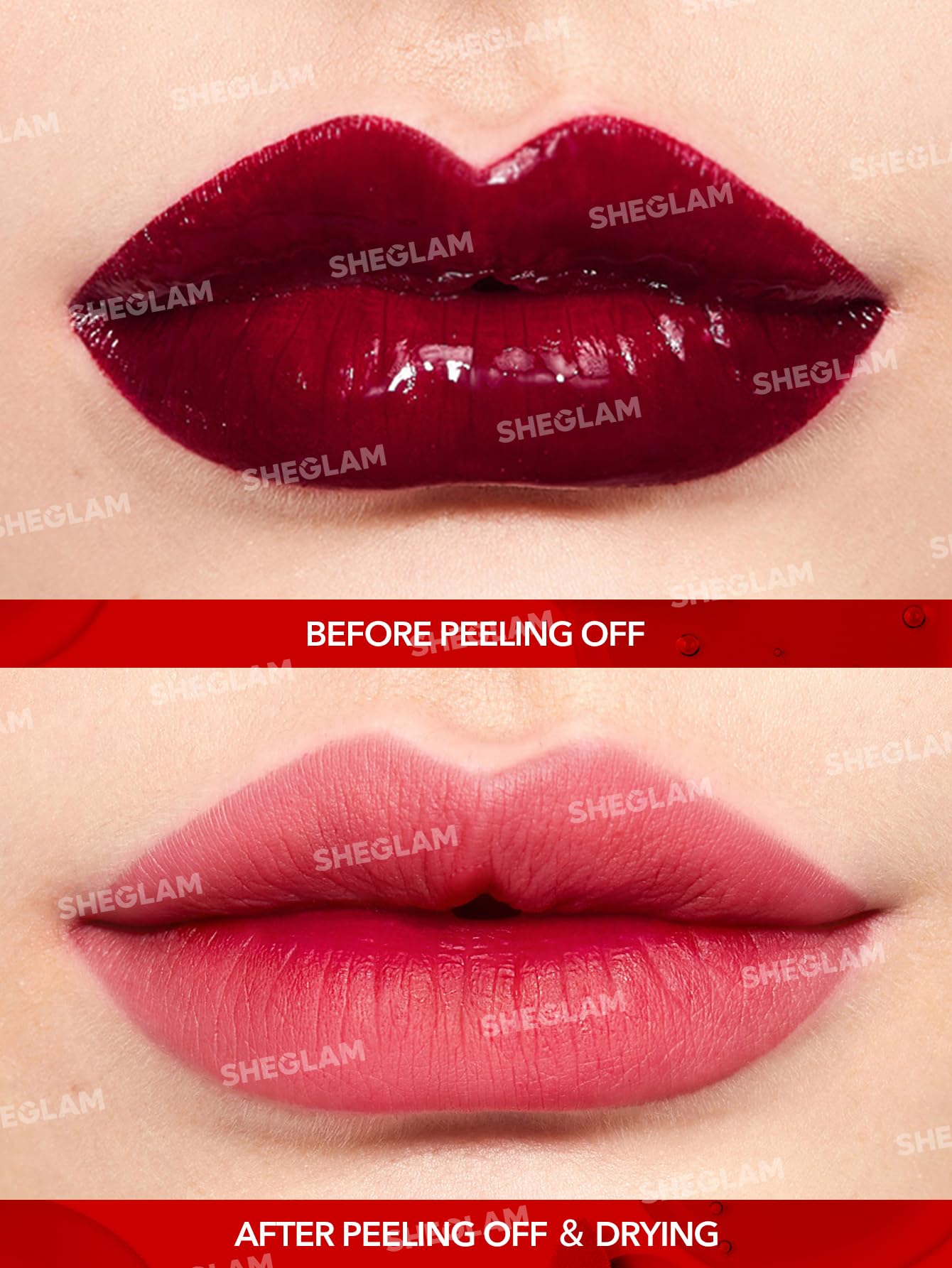 SHEGLAM tapered applicator close-up for precise application and clean edges