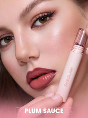 SHEGLAM Plum Sauce dried peel film detail for clean removal