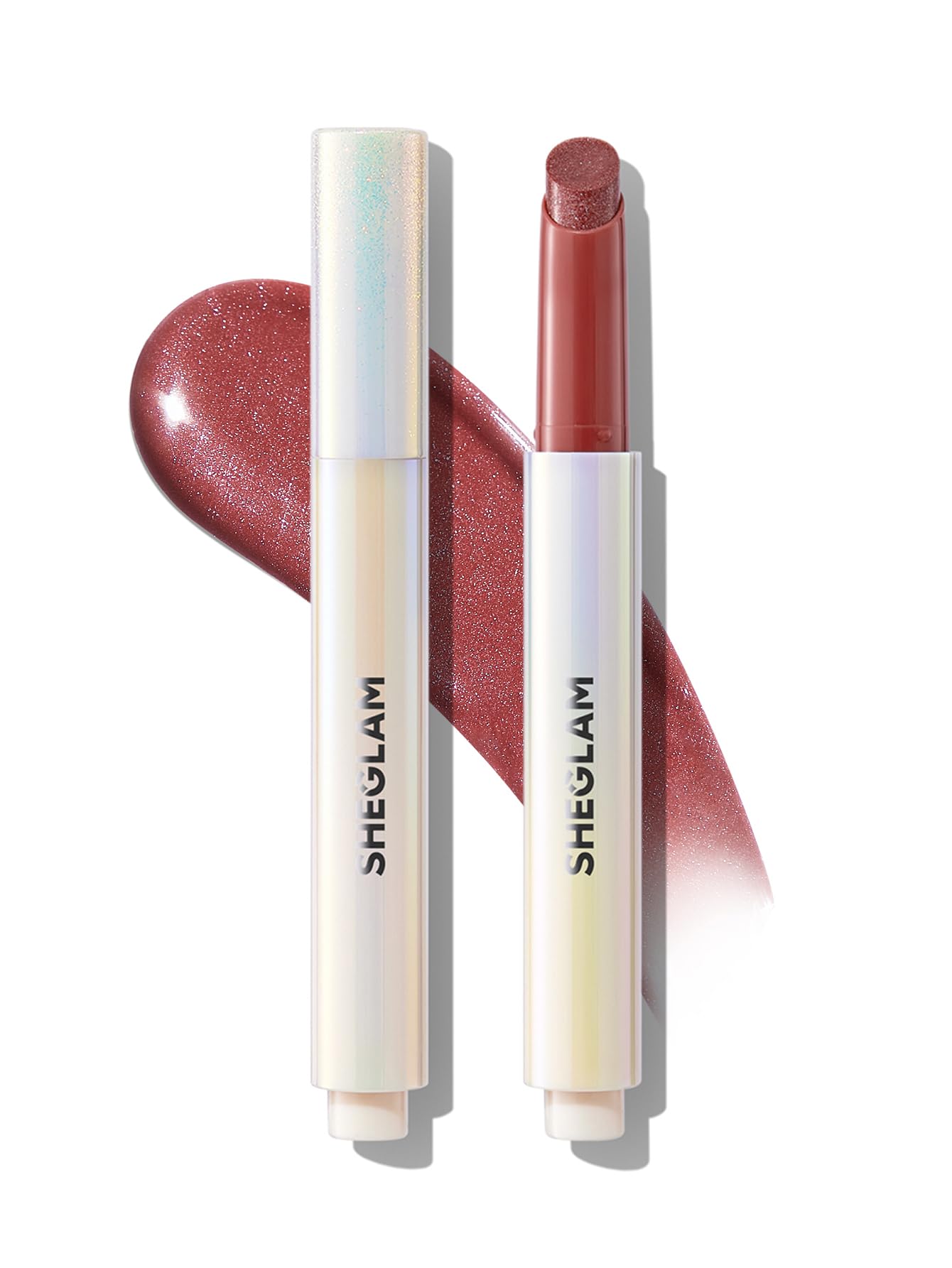 SHEGLAM Pout-Perfect First Crush front packaging showing shade and finish benefit
