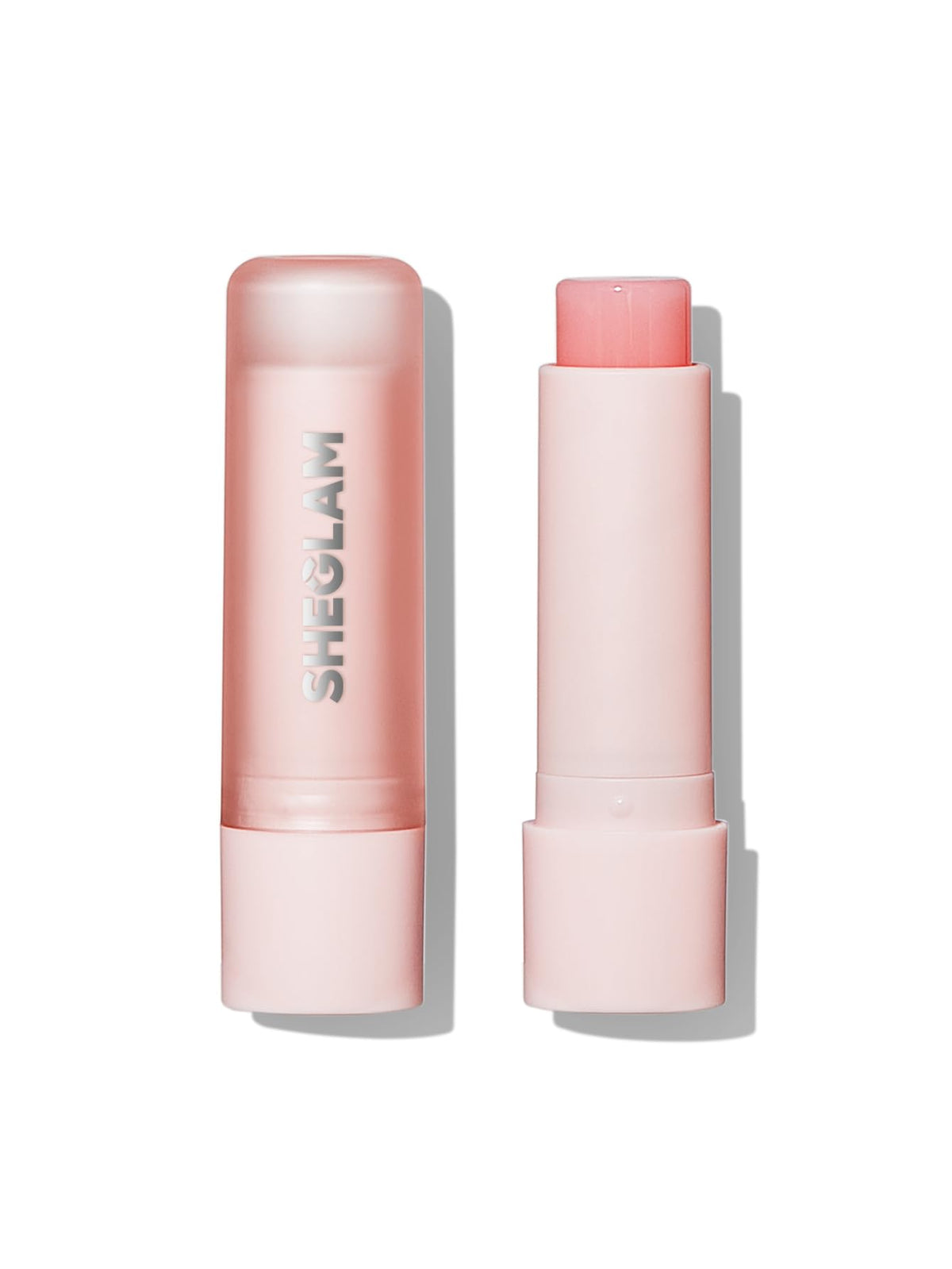 SHEGLAM Pout PHresh front stick showing watermelon tint and easy application benefit
