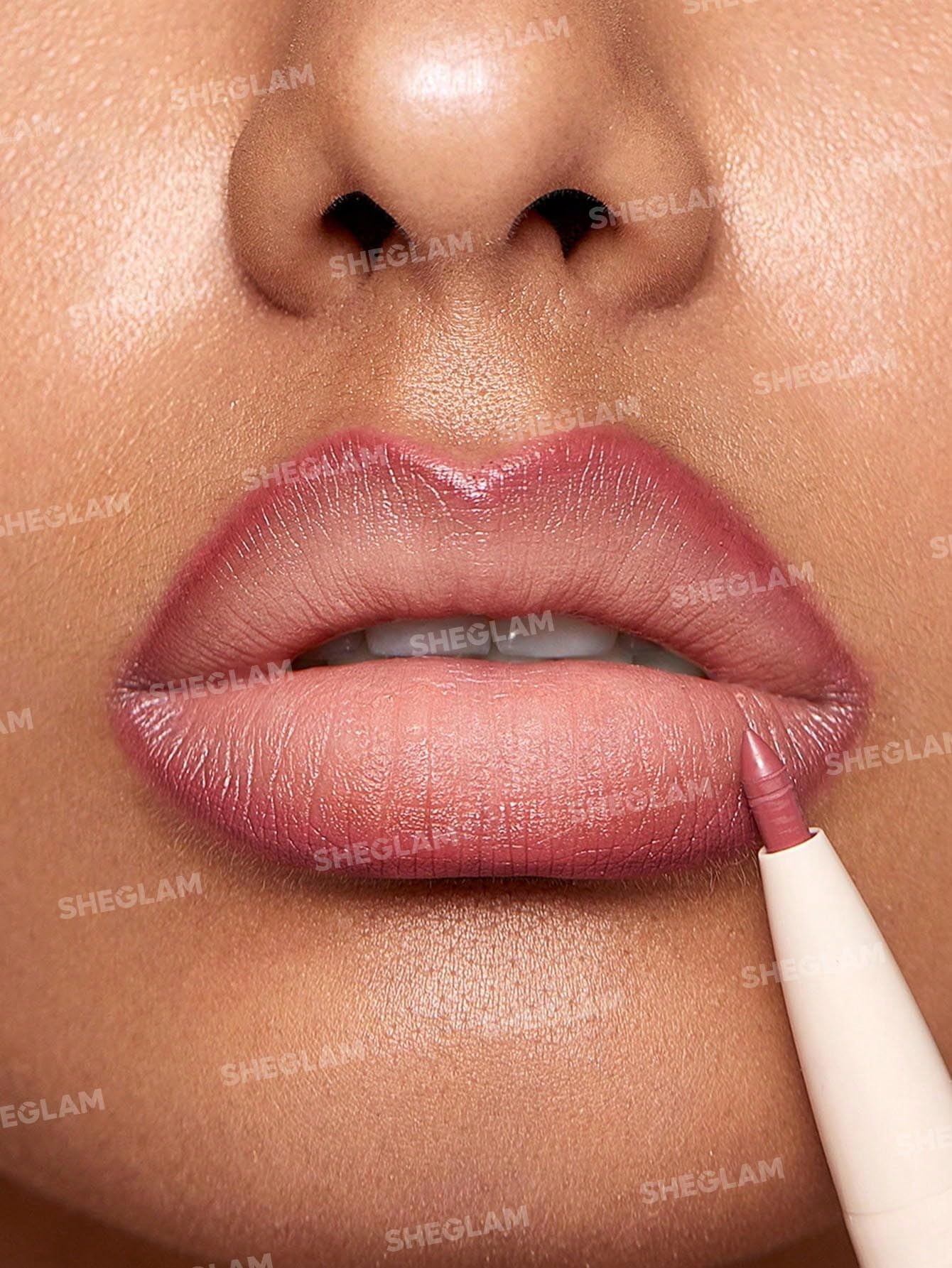 SHEGLAM lipstick cream texture showing rich matte pigment and smooth finish
