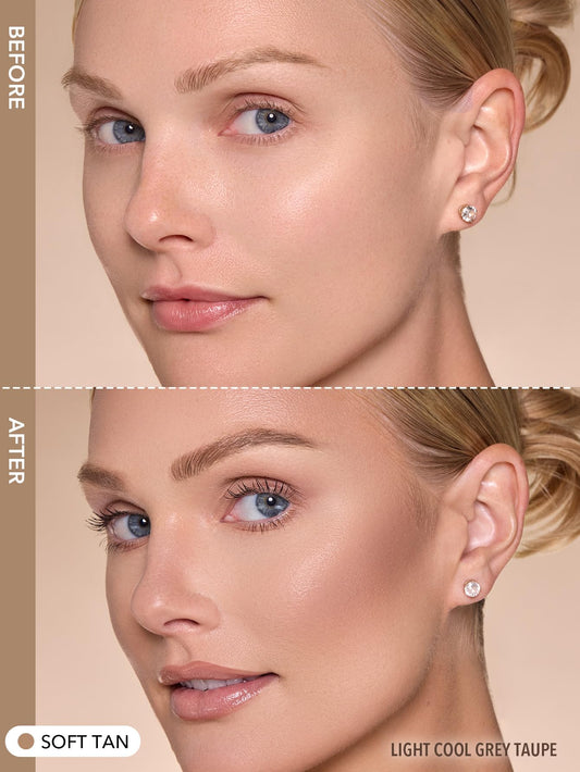 SHEGLAM dual-ended applicator closeup demonstrating effortless placement and blending