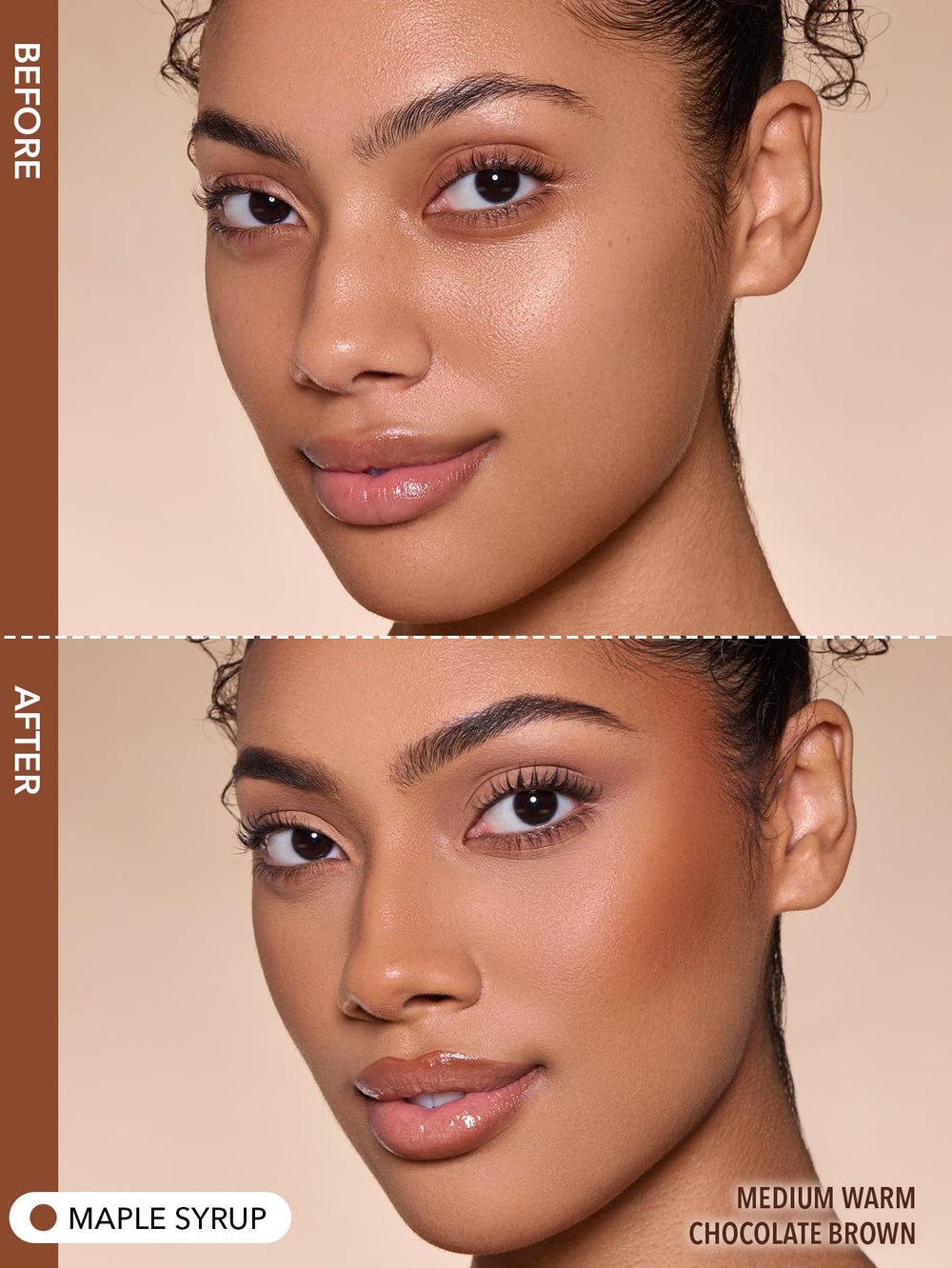 SHEGLAM dual-ended applicator close-up demonstrating precise control and blending