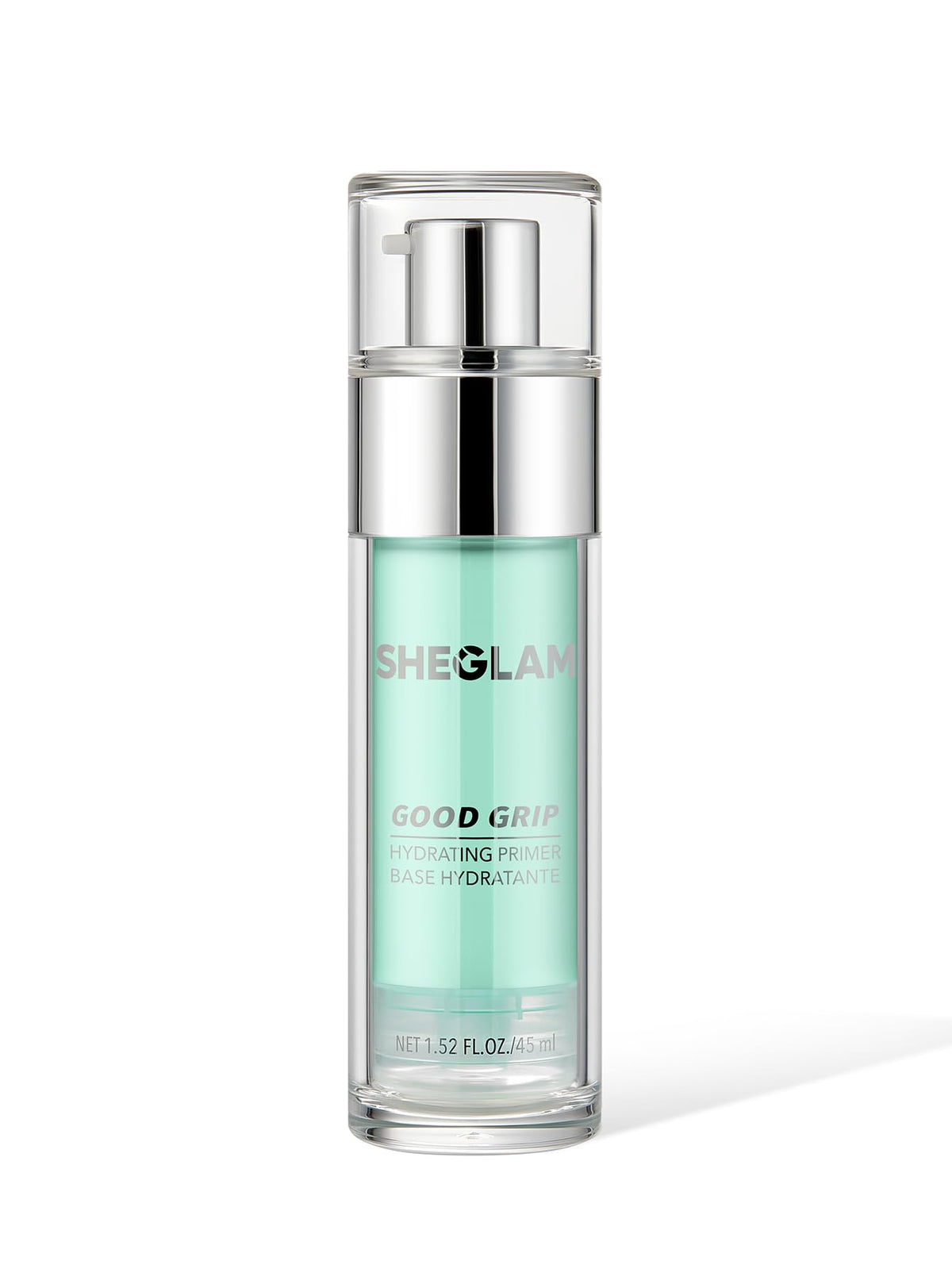 SHEGLAM primer front packaging showing product and branding benefits