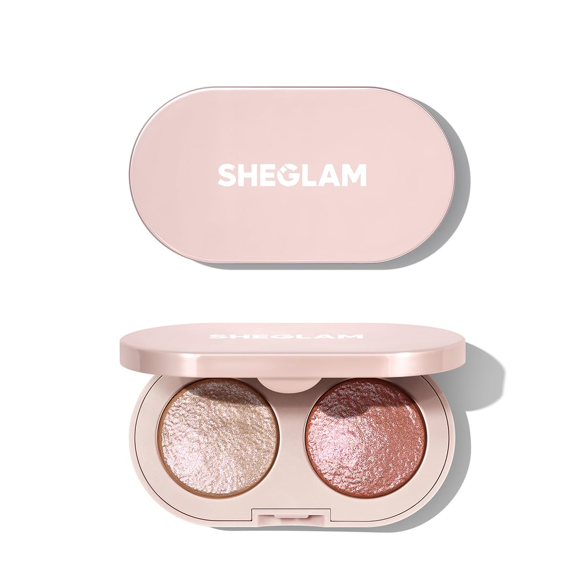 SHEGLAM Prismalight front compact showing sleek packaging and portability