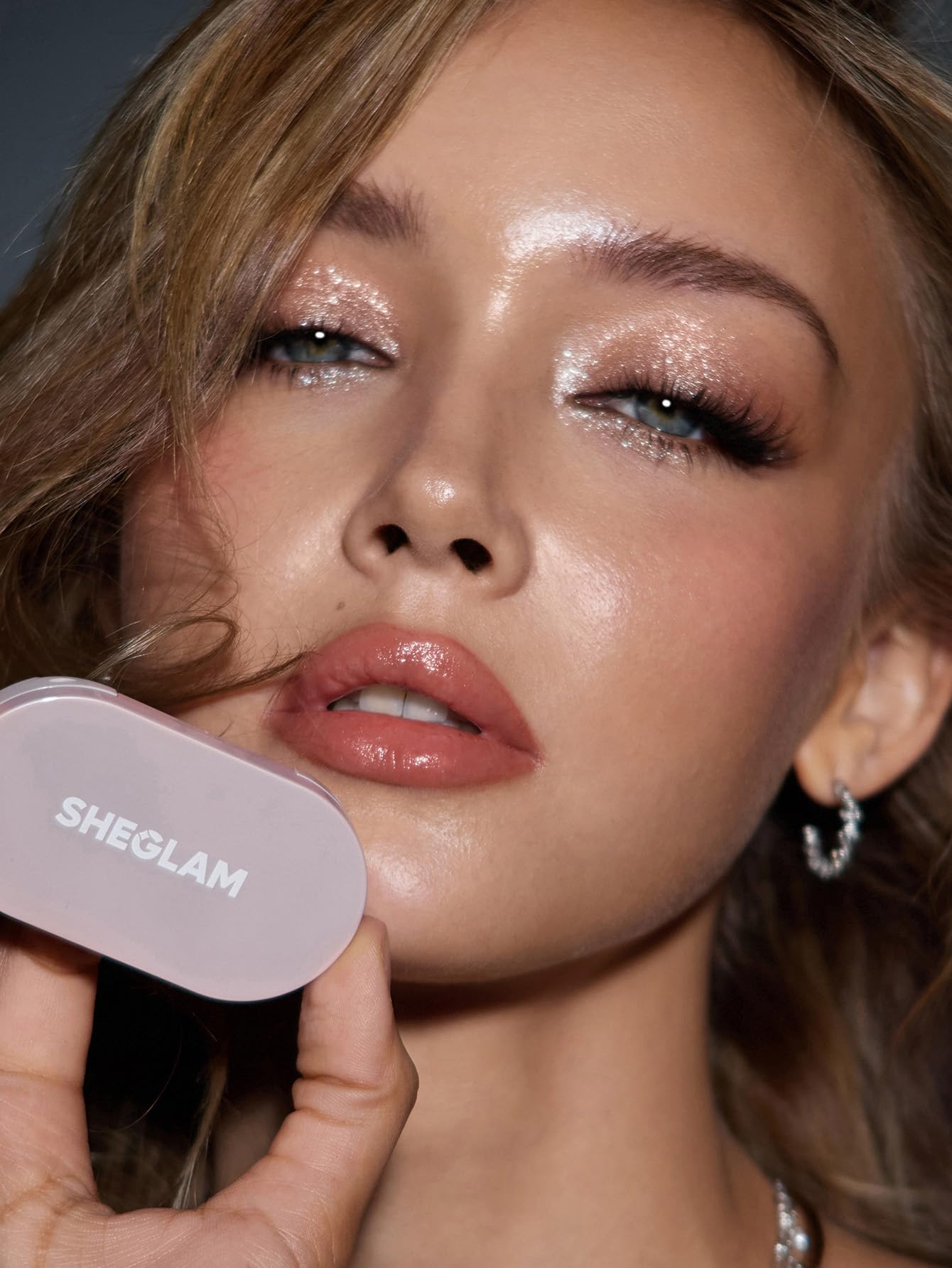 SHEGLAM duo inside makeup bag highlighting portable, everyday glamour