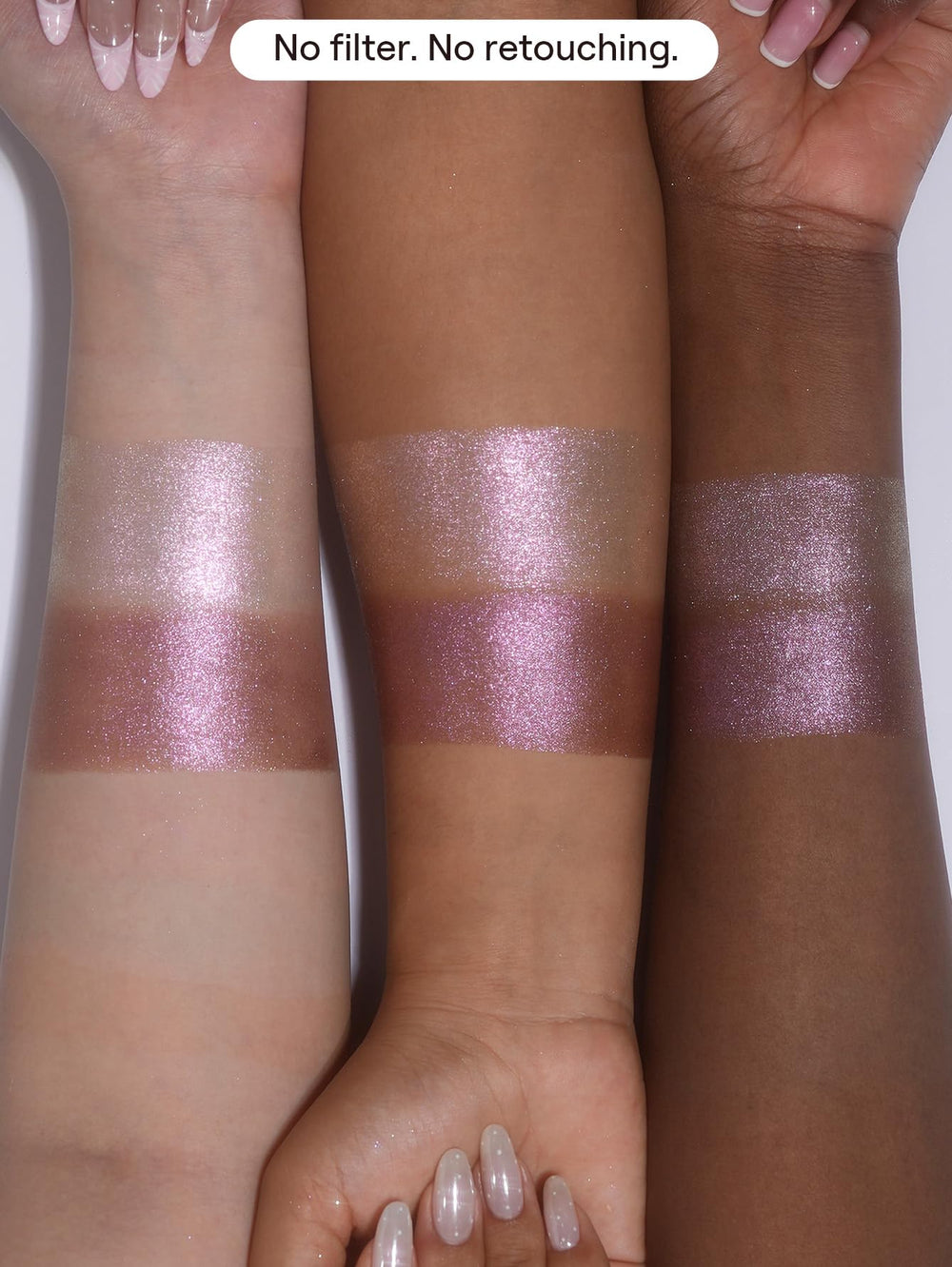 SHEGLAM Prismalight duo next to hand for scale showing compact travel-ready convenience