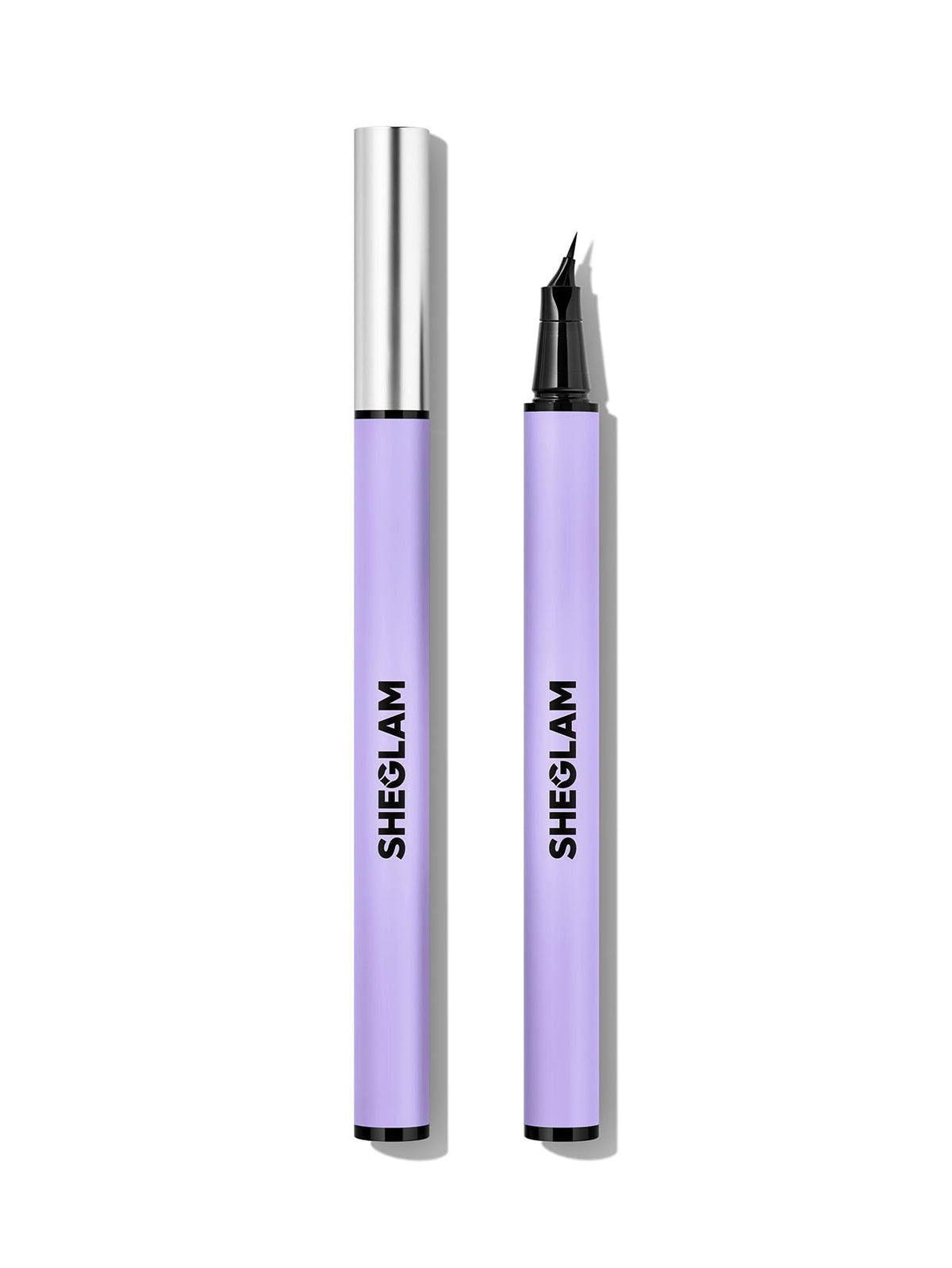 SHEGLAM pen front view showing sleek design and precise application benefit