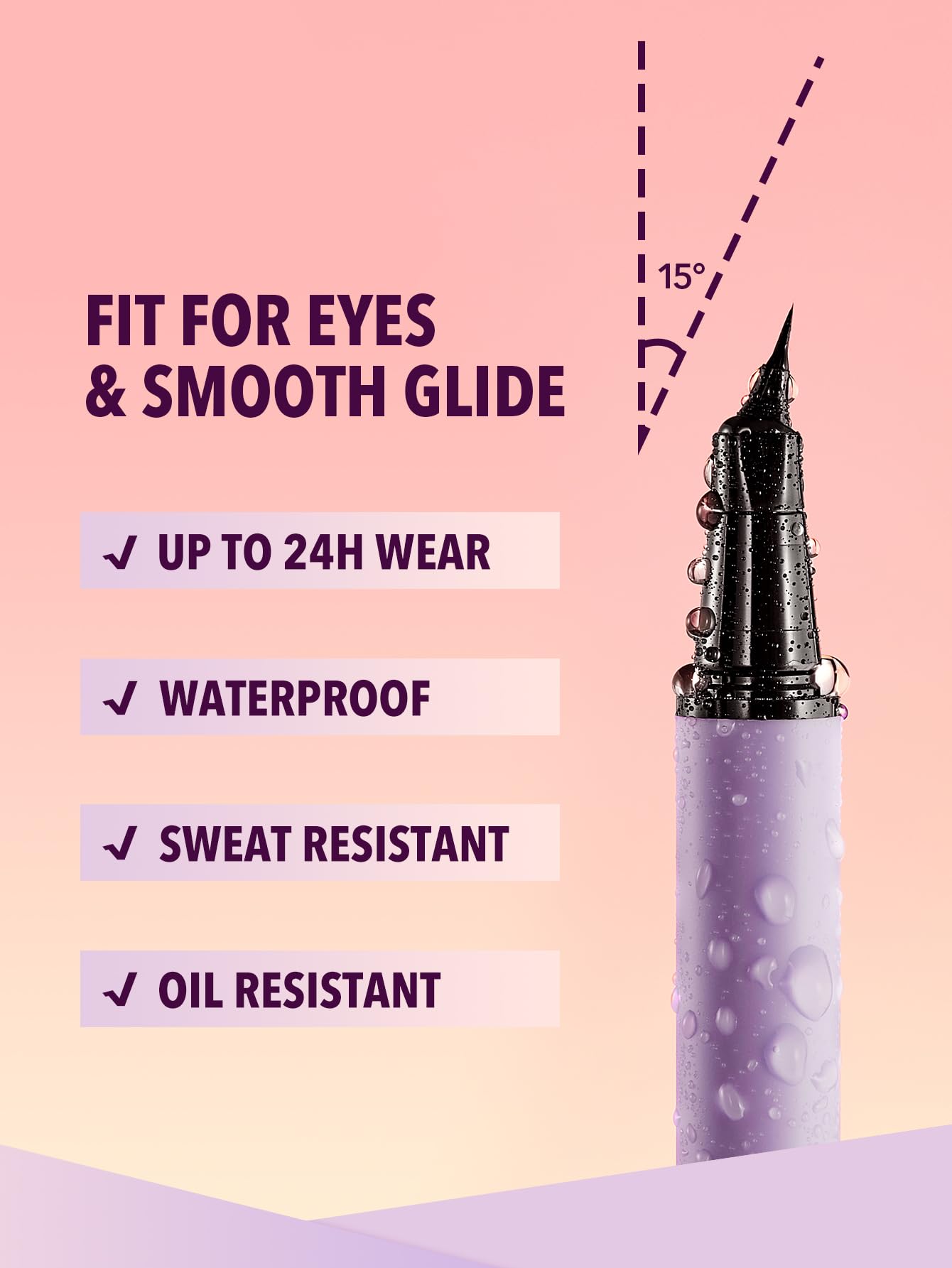 SHEGLAM pen held during application demonstrating easier lining benefit