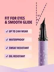 SHEGLAM pen held during application demonstrating easier lining benefit