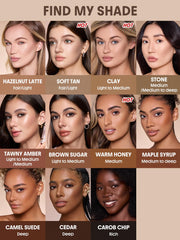SHEGLAM product inside makeup bag highlighting portability and touch-up ease