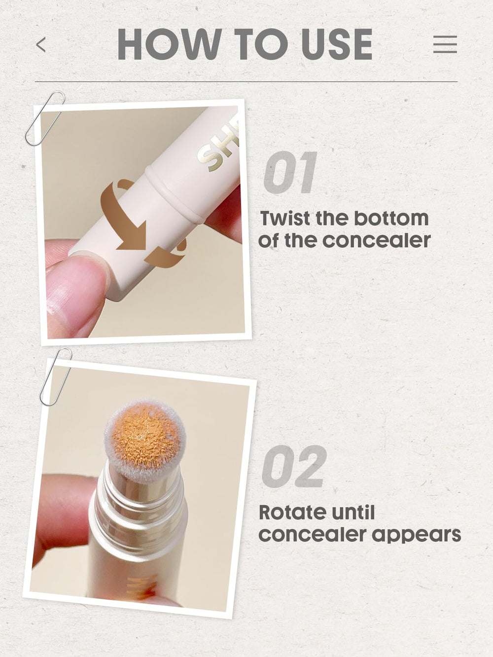 SHEGLAM lifestyle image in bright bathroom showing daily routine use