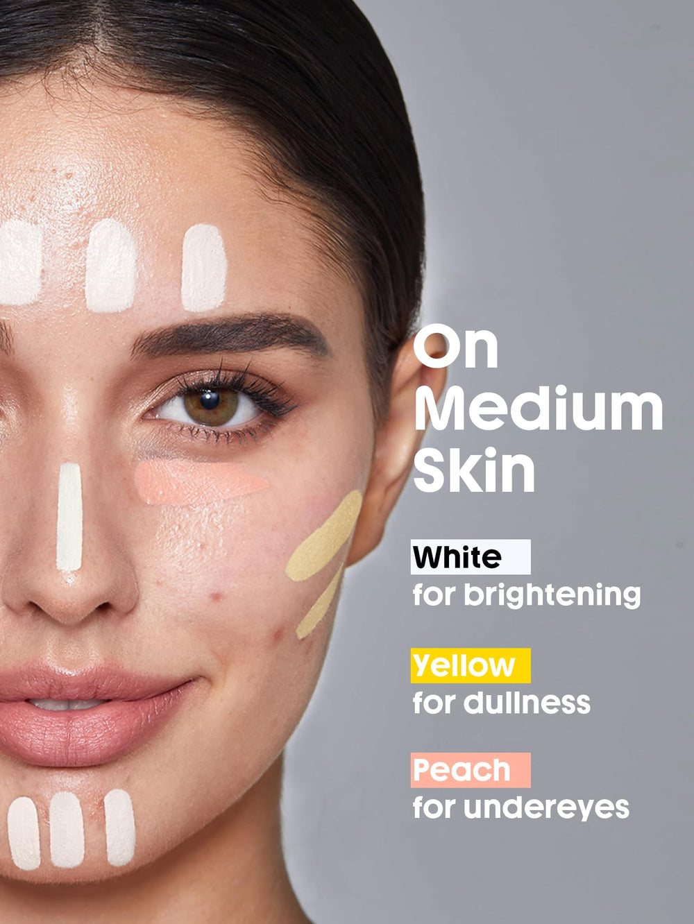 SHEGLAM layered under foundation demonstrating seamless base blending