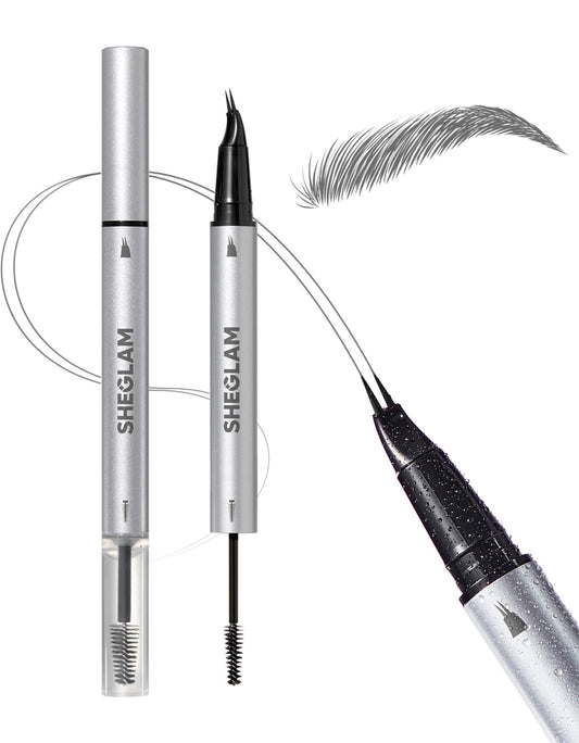 SHEGLAM brow pen front view showing compact design and shade Espresso for convenience