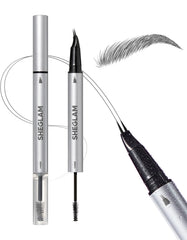 SHEGLAM brow pen front view showing compact design and shade Espresso for convenience