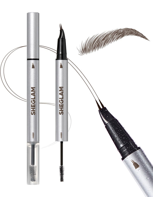 SHEGLAM pen front view showing chocolate shade and compact design benefit