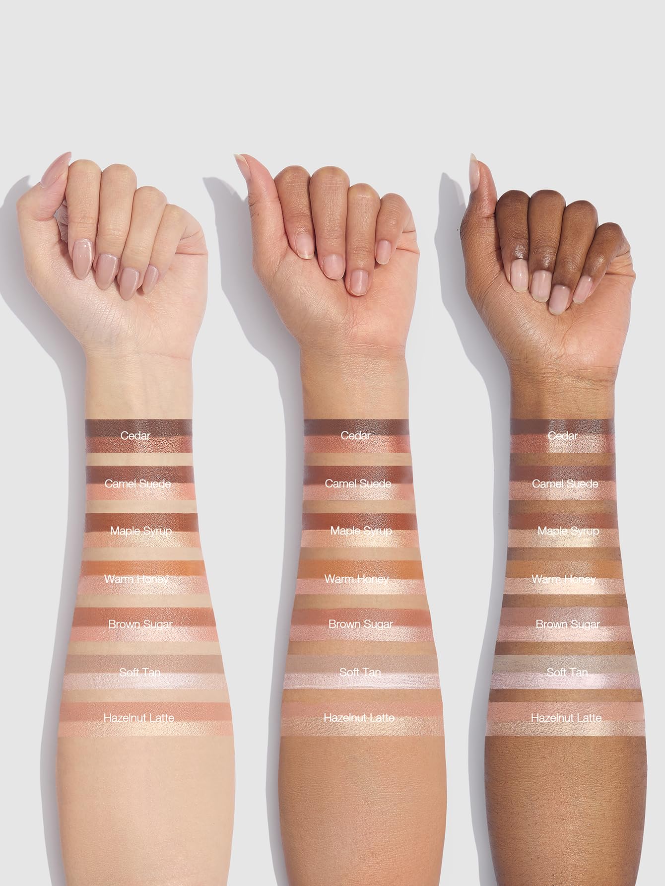 SHEGLAM stick in hand to show portable size for touch-ups on the go