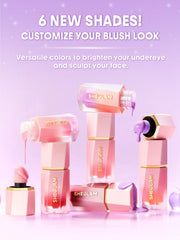 SHEGLAM product beside coin showing compact travel-friendly size and portability