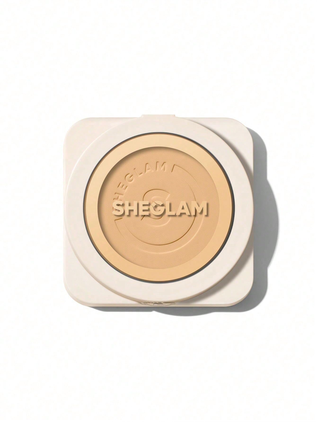 SHEGLAM compact front view showing sleek design and portability benefit
