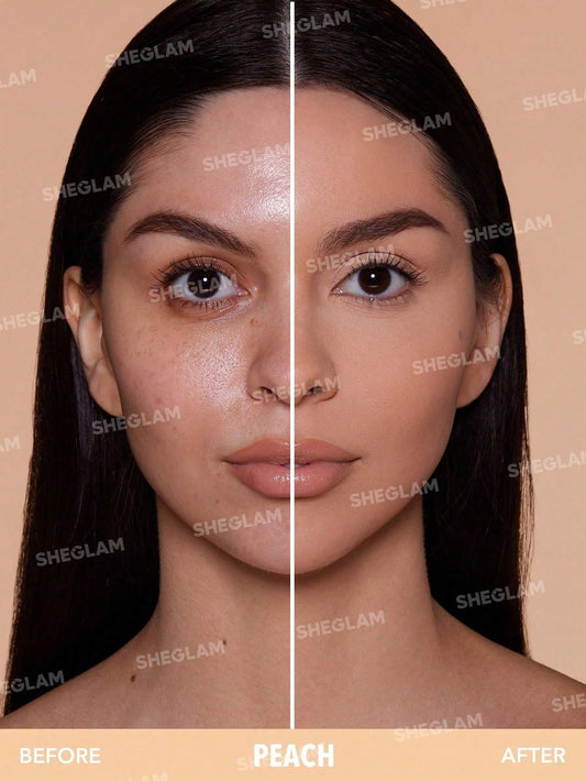 SHEGLAM close-up of powder texture highlighting smooth, blendable finish